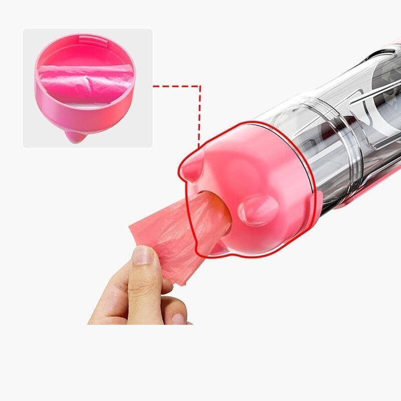 3 In 1 Portable Water Bottle, Feeder and Poop Dispenser 0 ShoPet