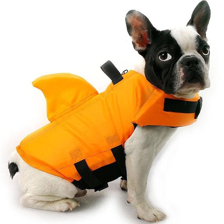 Shark Pet Life Jacket 0 ShoPet Orange XS