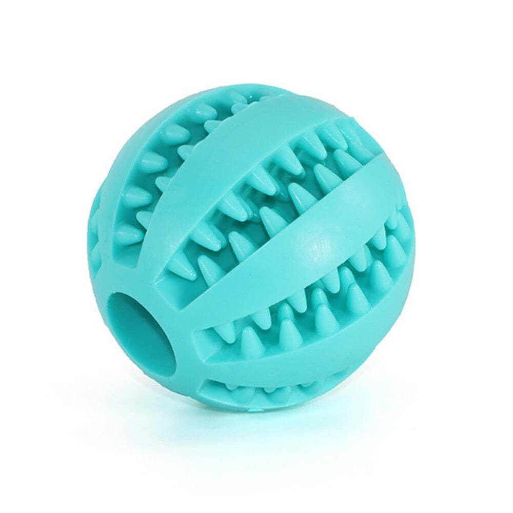 Dog Interactive Chew Cleaning Tooth Ball 0 ShoPet Blue S