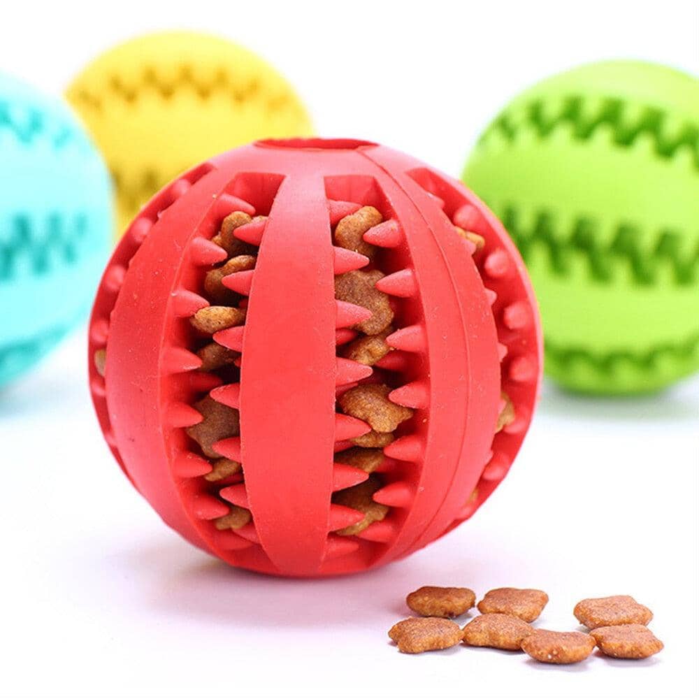 Dog Interactive Chew Cleaning Tooth Ball 0 ShoPet