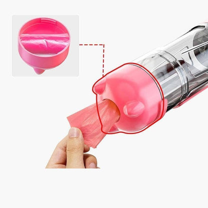 3 In 1 Portable Water Bottle, Feeder and Poop Dispenser 0 ShoPet 