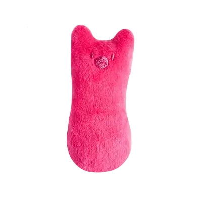 Catnip Plush Chew Toy for Cats - Interactive Squeaky Teething Toy