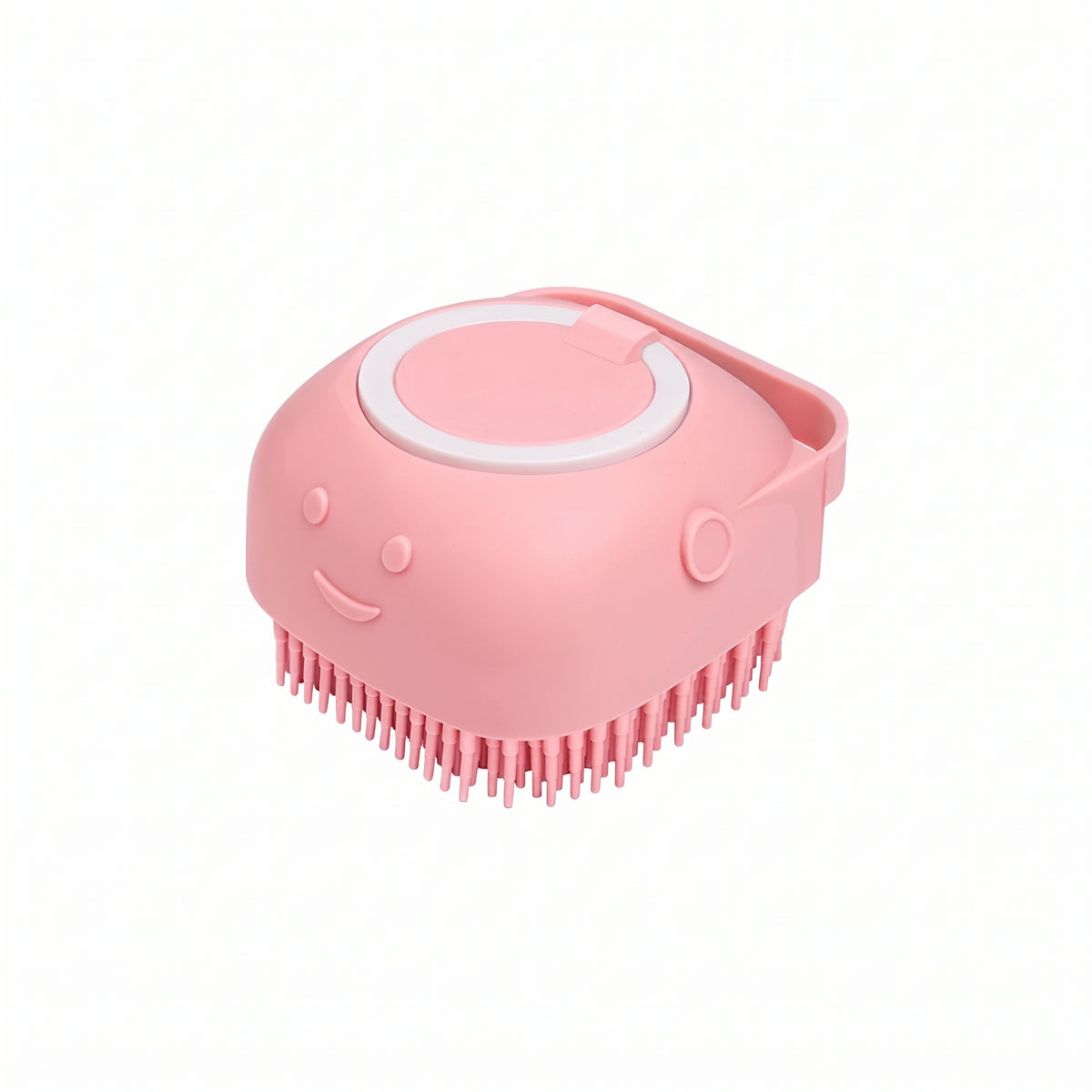 Silicone Dog & Cat Bath Brush with Shampoo Dispenser