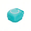 Silicone Dog & Cat Bath Brush with Shampoo Dispenser