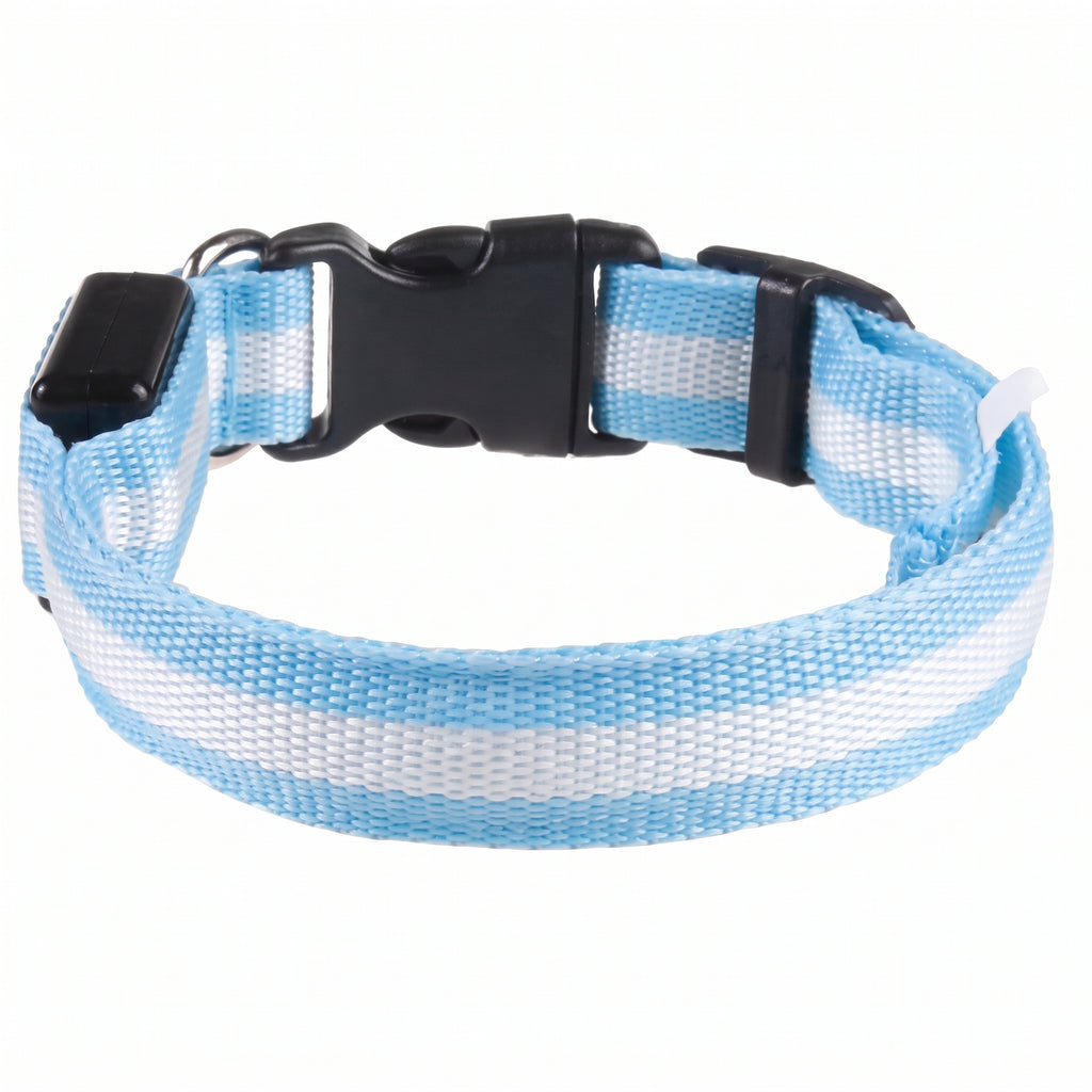 LED Dog Collar - Glow-in-the-Dark Night Safety Light