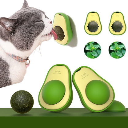 Avocado Catnip Licking Ball - ShoPet