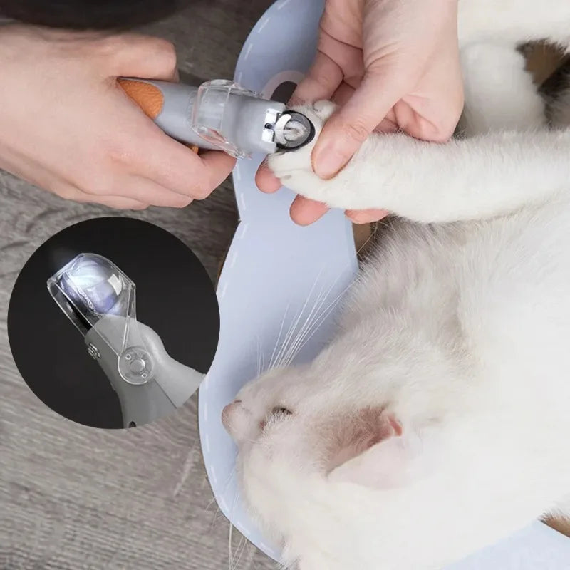 LED Pet Nail Clipper - Safe Trimming Tool for Cats & Dogs