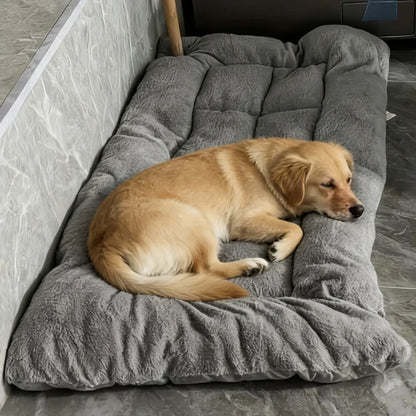 Extra Large Plush Dog Bed - Reversible Sofa Mat