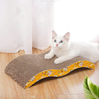 Corrugated Cat Scratcher Board - Honeycomb Scratching Pad