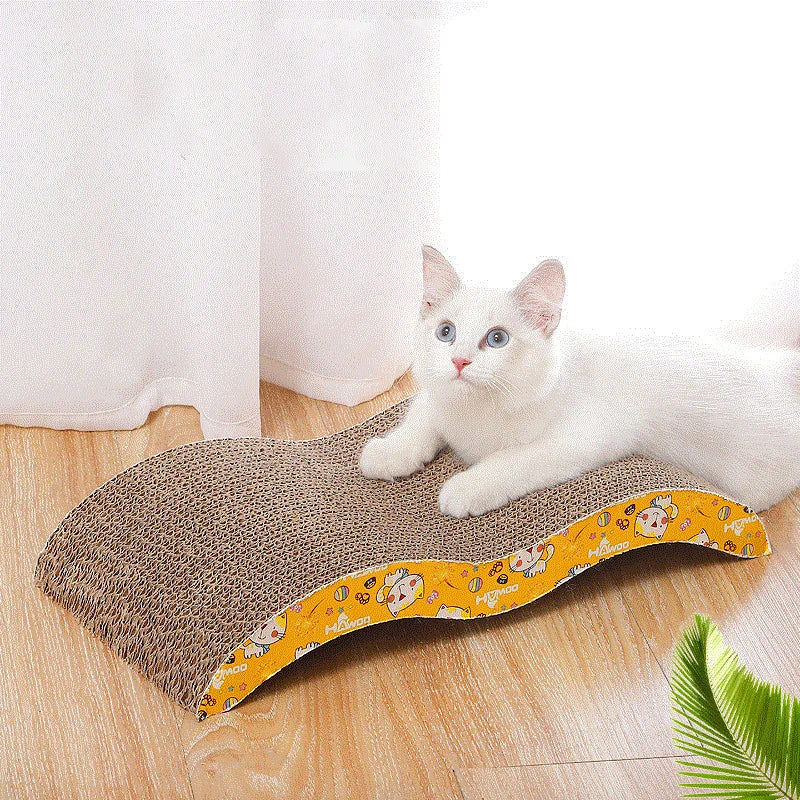 Corrugated Cat Scratcher Board - Honeycomb Scratching Pad