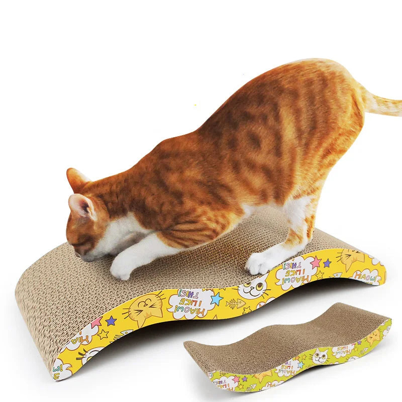 Corrugated Cat Scratcher Board - Honeycomb Scratching Pad