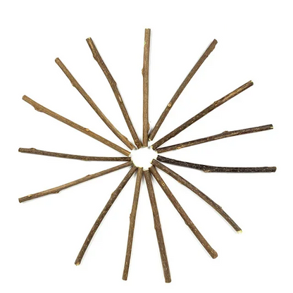 Matatabi Silvervine Cat Chew Sticks - Natural Catnip Alternative (15-Pack)
