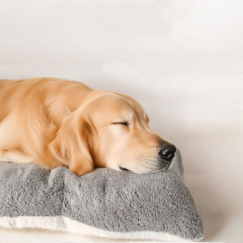 Extra Large Plush Dog Bed - Reversible Sofa Mat