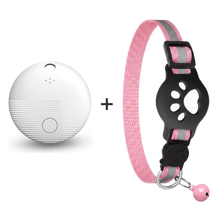 Cat Tracker Collar with Smart Tag - Android Find Hub Compatible