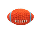 Latex Football Chew Ball - Squeaky Interactive Dog Toy