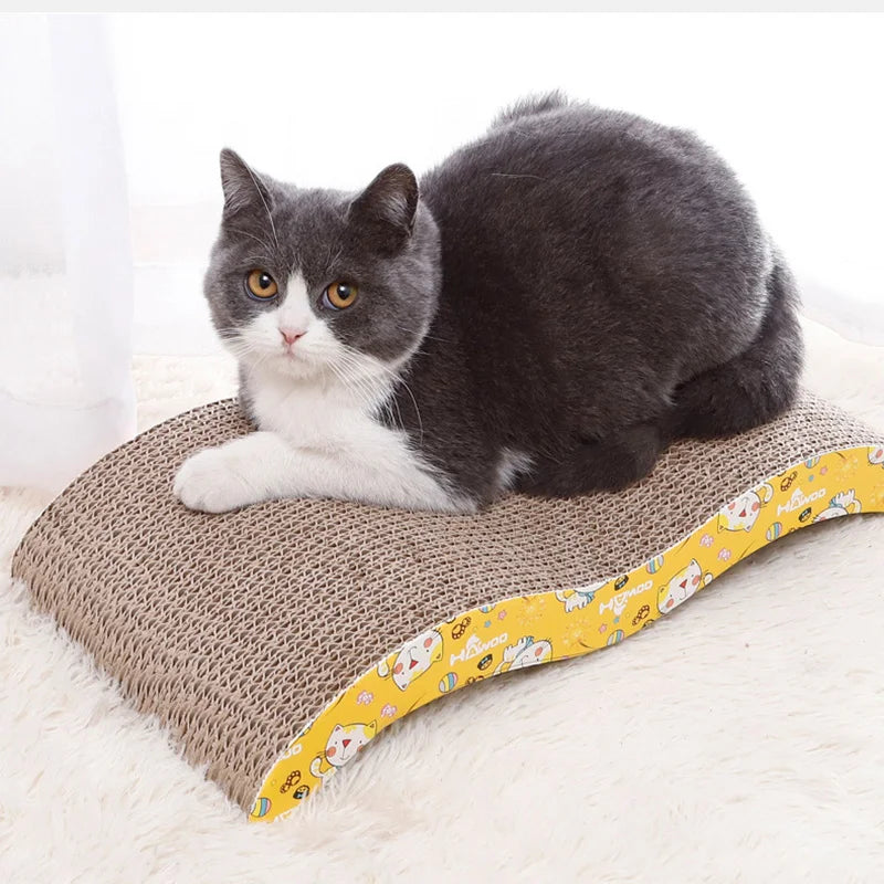 Corrugated Cat Scratcher Board - Honeycomb Scratching Pad