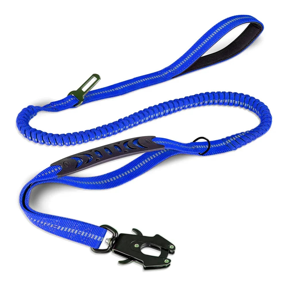 Reflective Shock-Absorbing Bungee Dog Leash