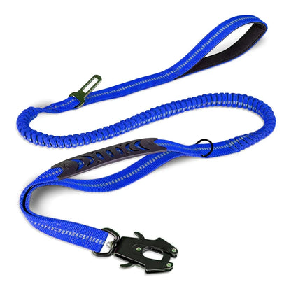Reflective Shock-Absorbing Bungee Dog Leash