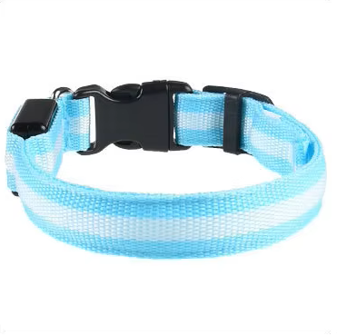 LED Dog Collar - Glow-in-the-Dark Night Safety Light