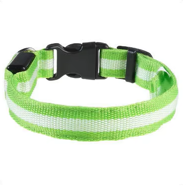 LED Dog Collar - Glow-in-the-Dark Night Safety Light