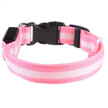 LED Dog Collar - Glow-in-the-Dark Night Safety Light